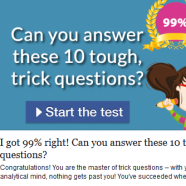 99% on a 10 Point Quiz? How!